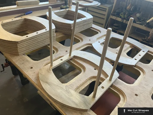 Parametric Bench Assembly - CNC Routed