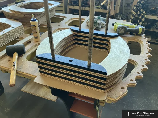Parametric Bench Assembly - CNC Routed