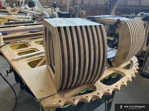 Parametric Bench Assembly - CNC Routed