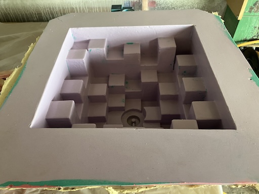 CNC Cut Form in foam to produce this Silicon Molds