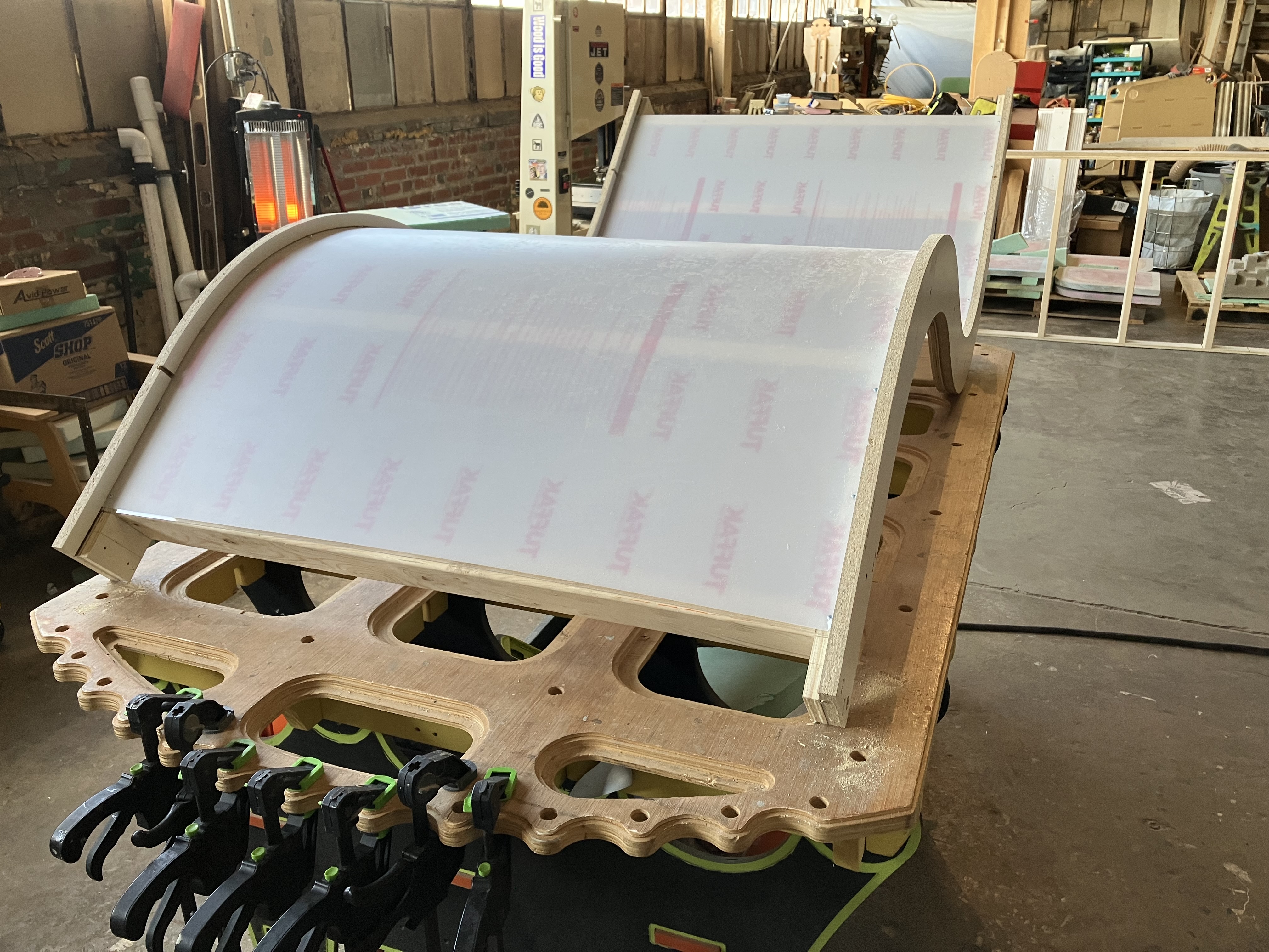 CNC Milled Custom Concrete Form