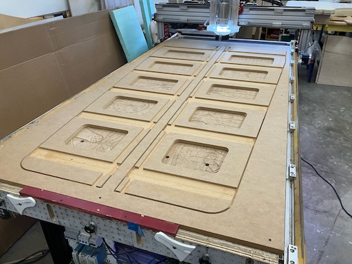 We Cut Shapes for Cabinet Makers